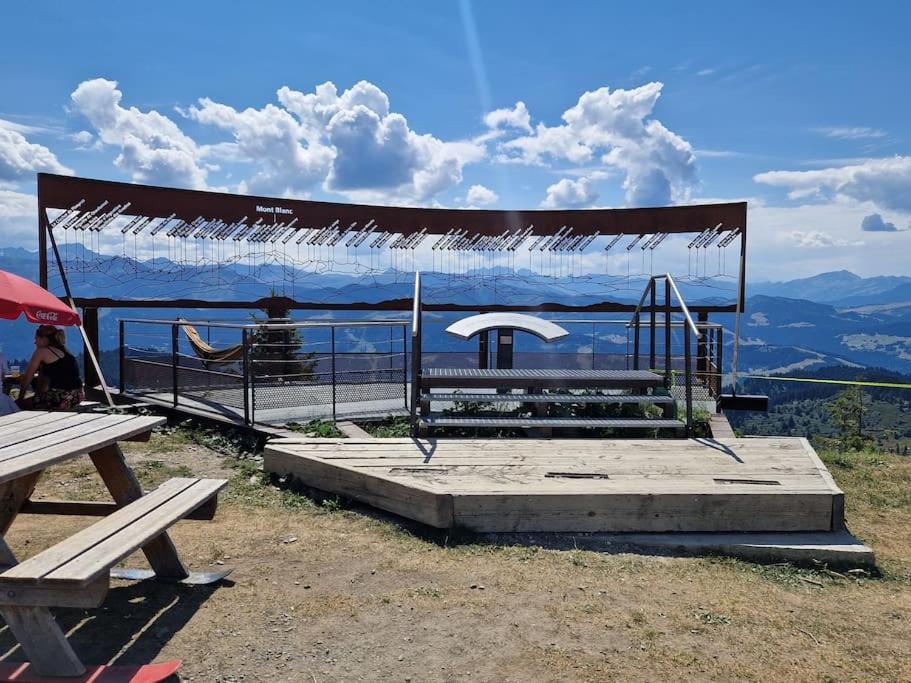Appartement La Duchere Le Plan-La Giettaz Massif Des Aravis Exterior foto